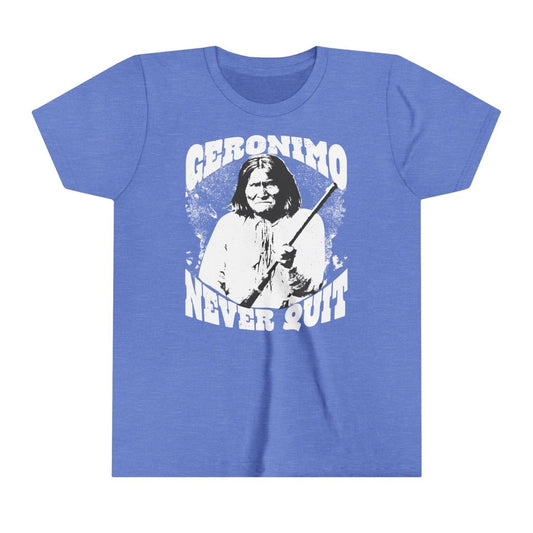 Geronimo Kids Premium T-Shirt, Never Quit Inspiration