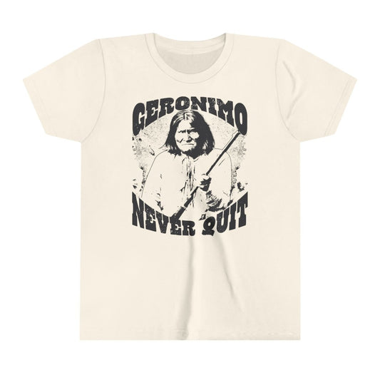 Geronimo Kids Premium T-Shirt, Never Quit Inspiration