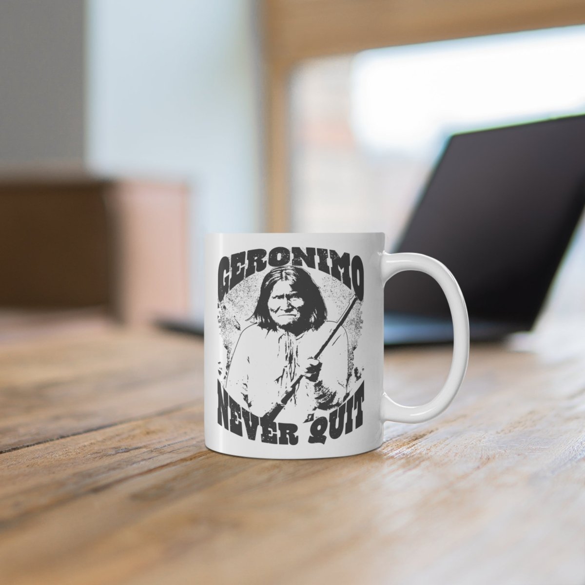 Geronimo Mug 11 oz, Inspire Never Quit Mindset