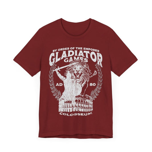 Gladiator Games Premium T-Shirt Rome Colosseum Lion Battle