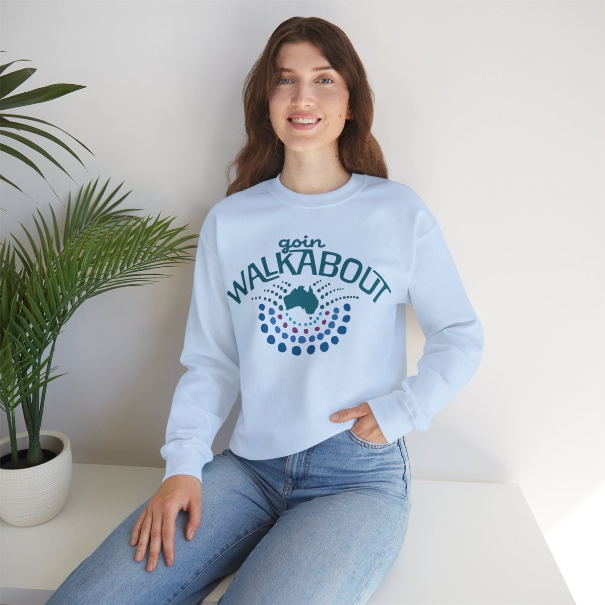 Goin Walkabout Australia Fleece Sweatshirt