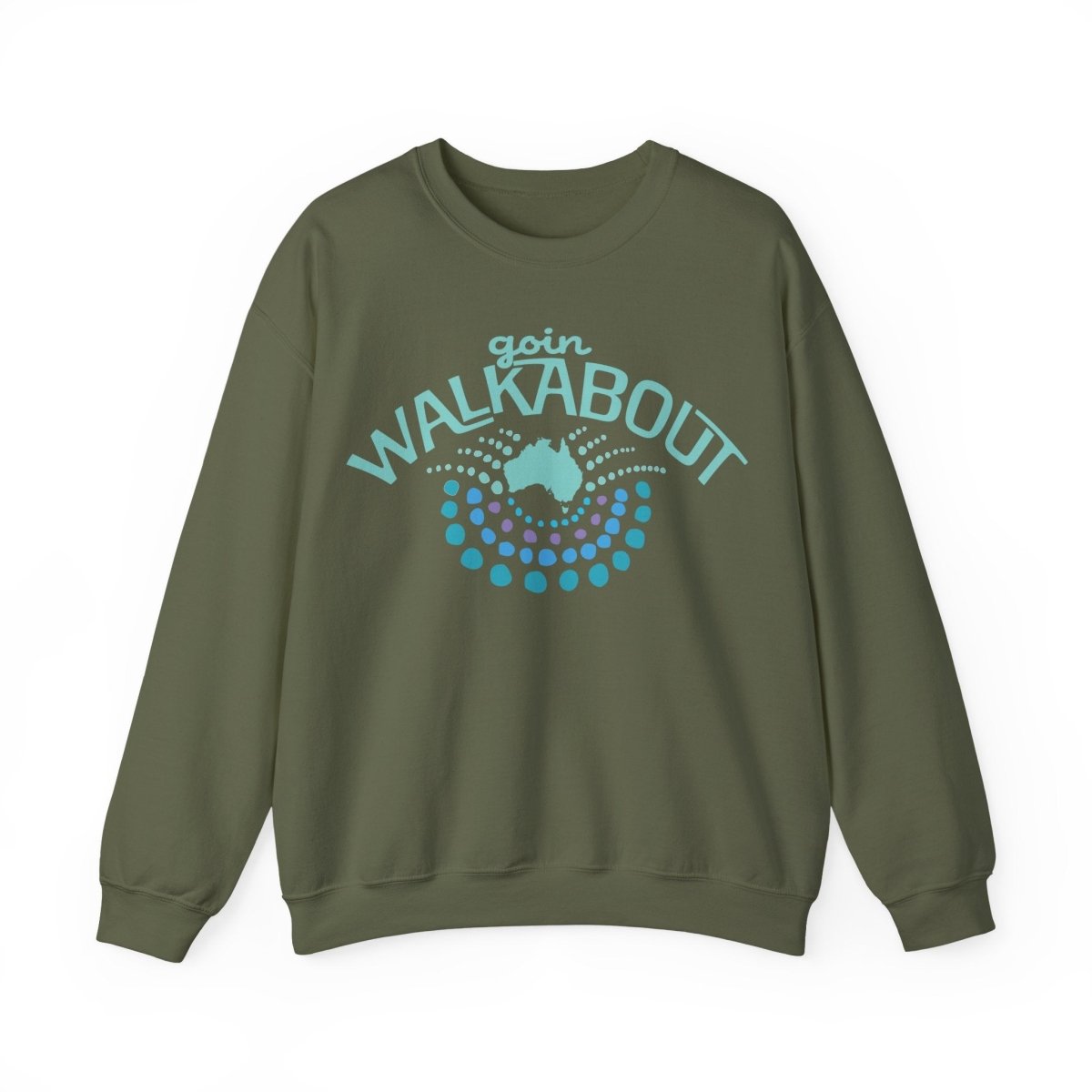 Goin Walkabout Australia Fleece Sweatshirt