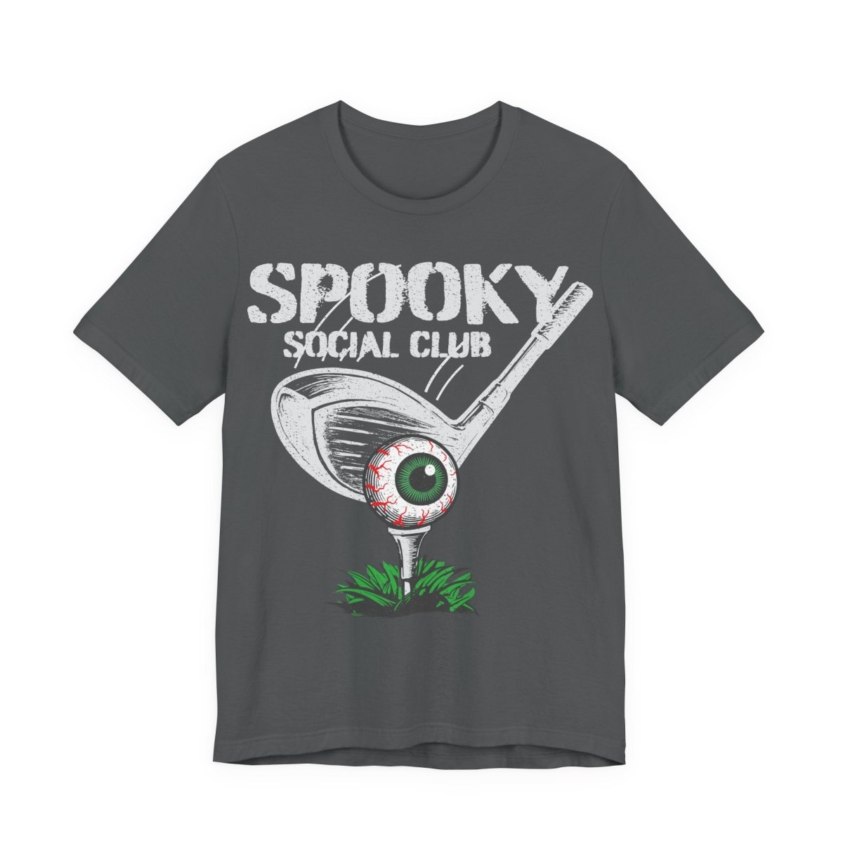 Golf Scary Funny Premium T-Shirt, Crazy Halloween Gothic, Summerween Tee, Spooky Social Club