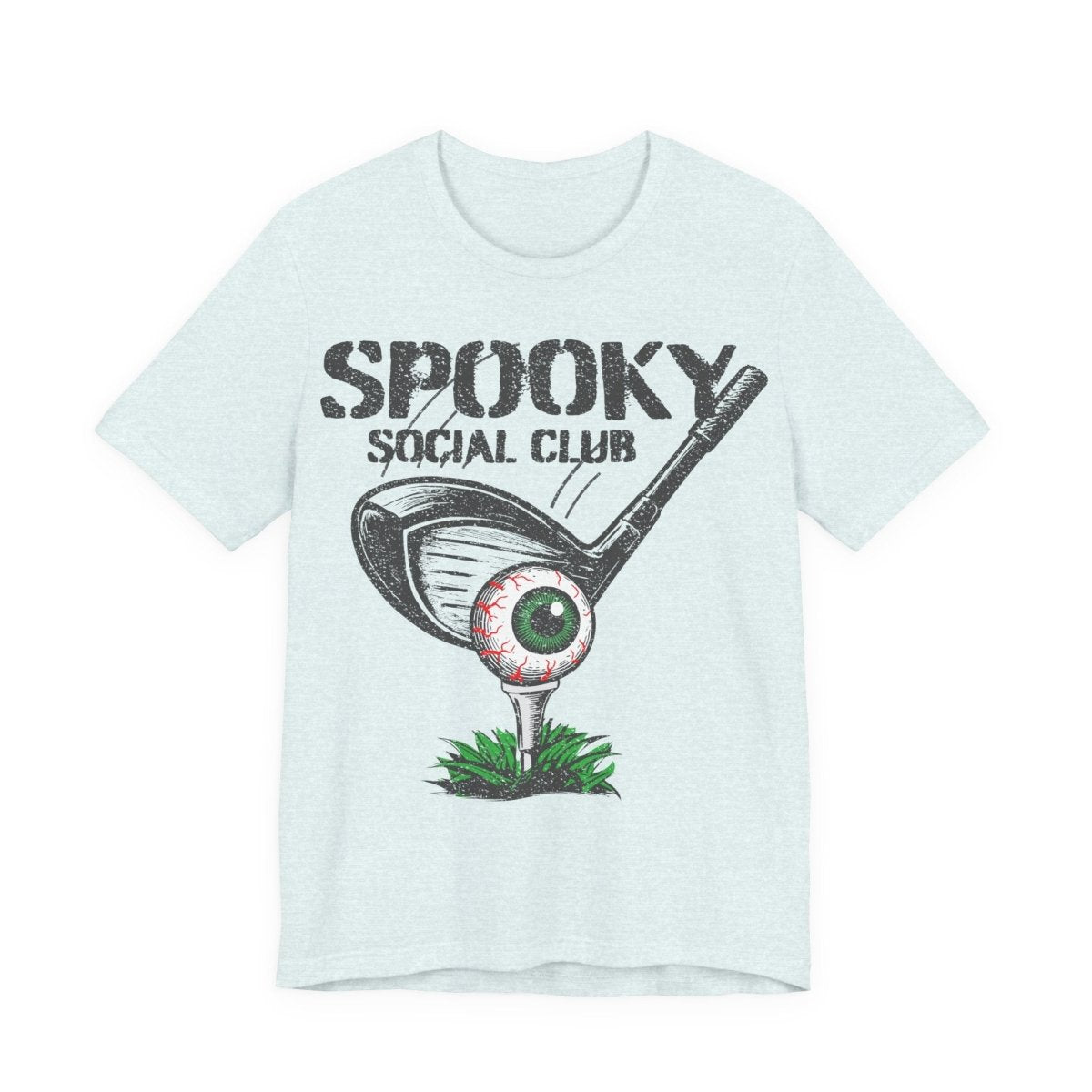 Golf Scary Funny Premium T-Shirt, Crazy Halloween Gothic, Summerween Tee, Spooky Social Club