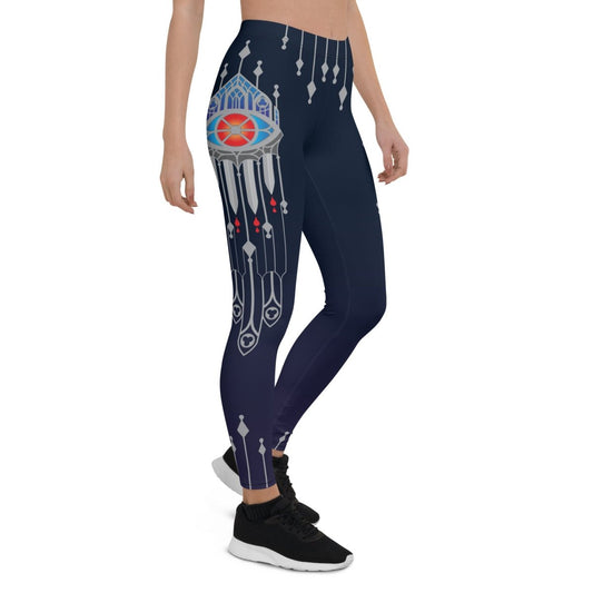 Gothic All - Seeing Eye Cathedral Premium Leggings