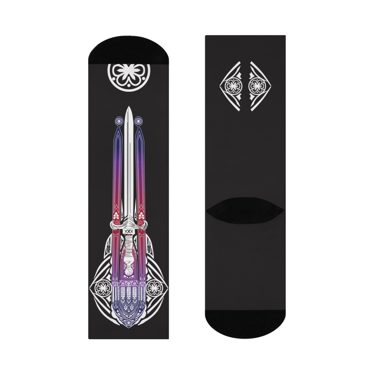 Gothic Cathedral Of The Sword Cushioned Crew Socks, All Villagers Will Now Submit