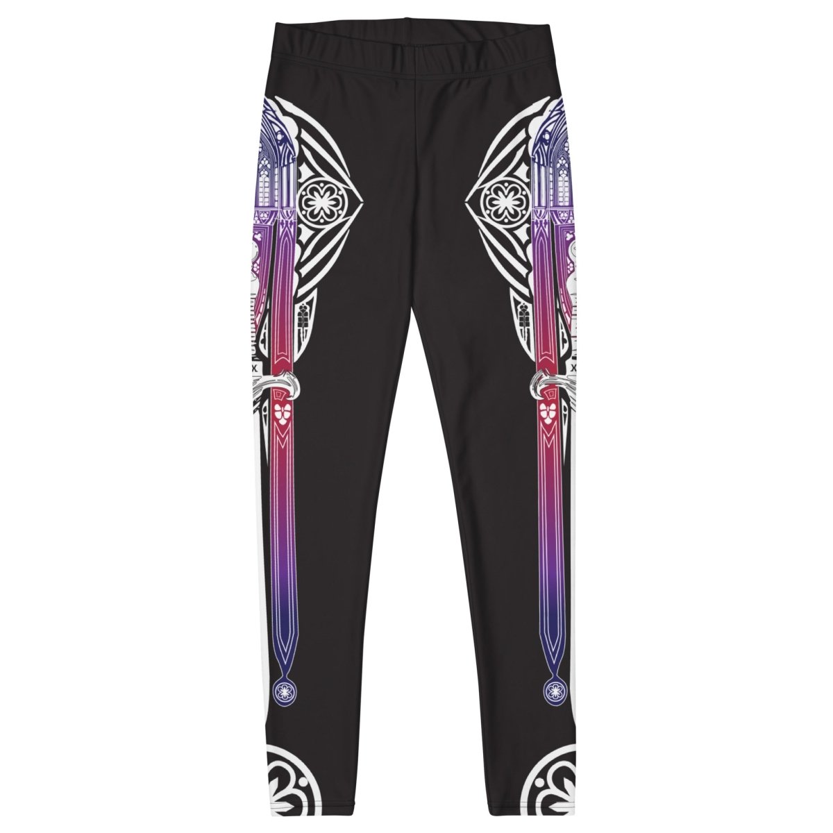 Gothic Cathedral of the Sword Premium Leggings, Bring The Villagers Into Submission