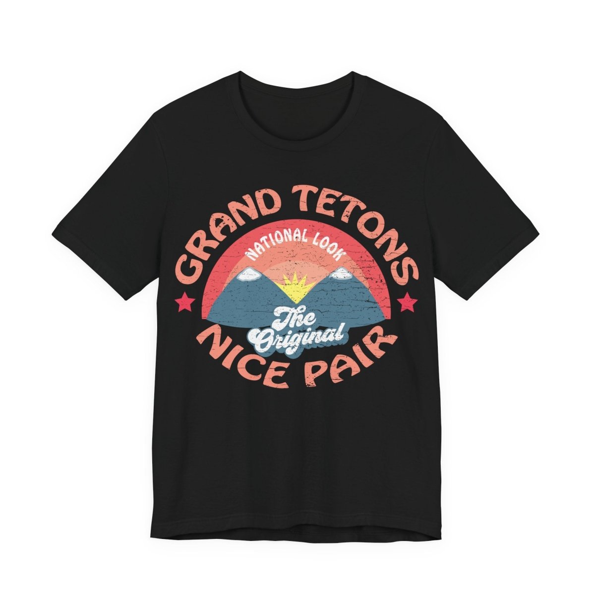Grand Tetons Premium T-Shirt, National Look, Nice Pair