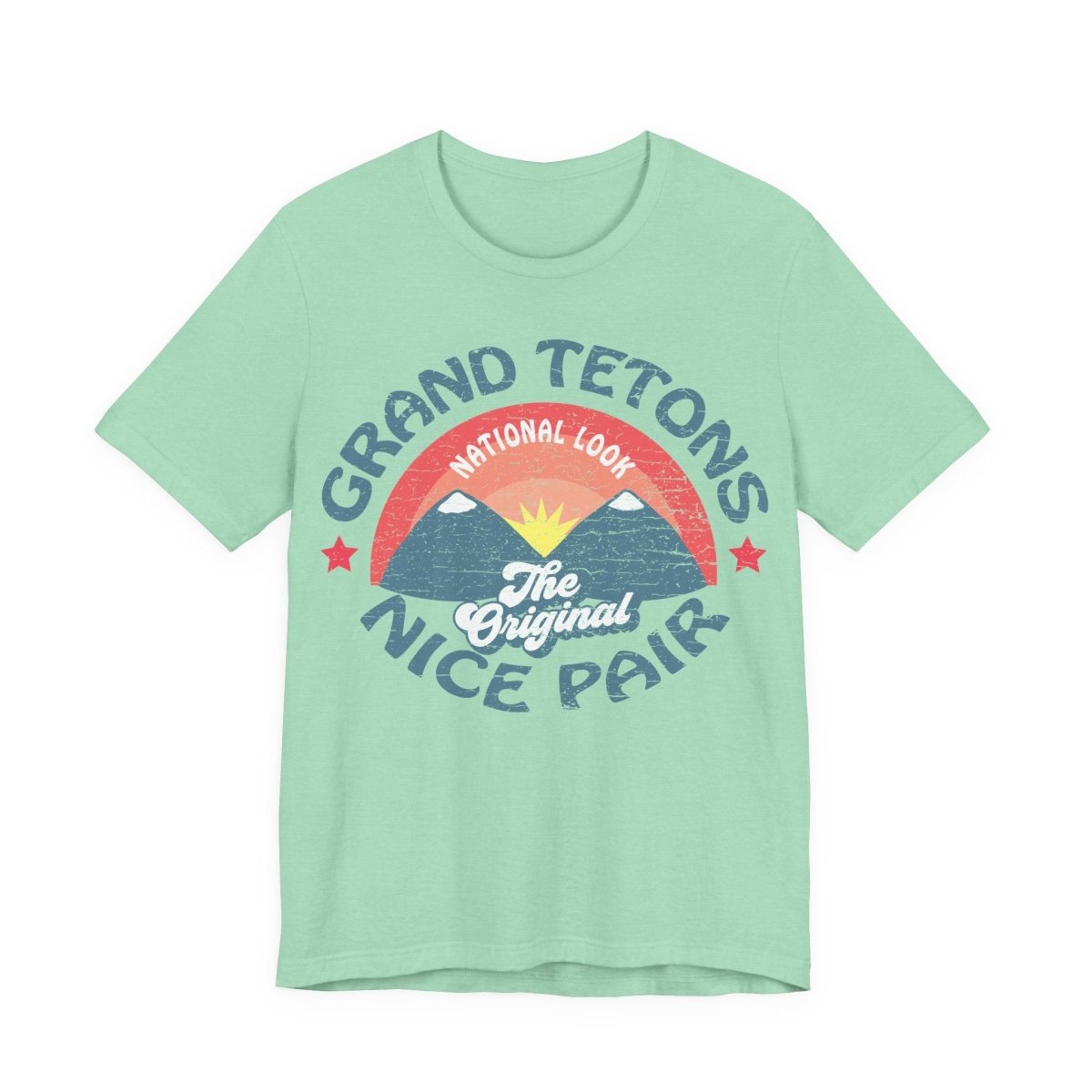 Grand Tetons Premium T-Shirt, National Look, Nice Pair
