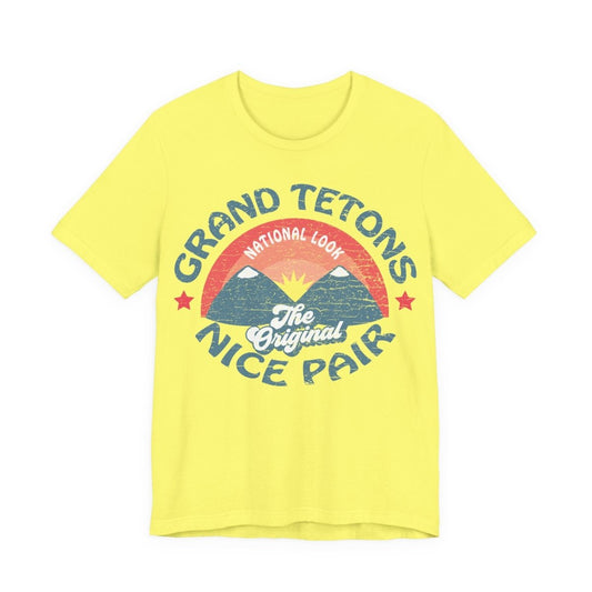 Grand Tetons Premium T-Shirt, National Look, Nice Pair