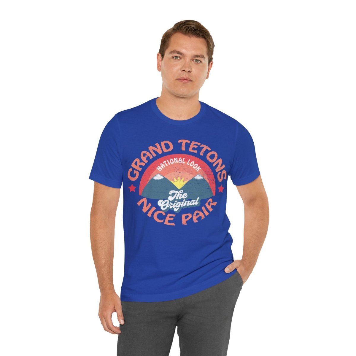 Grand Tetons Premium T-Shirt, National Look, Nice Pair