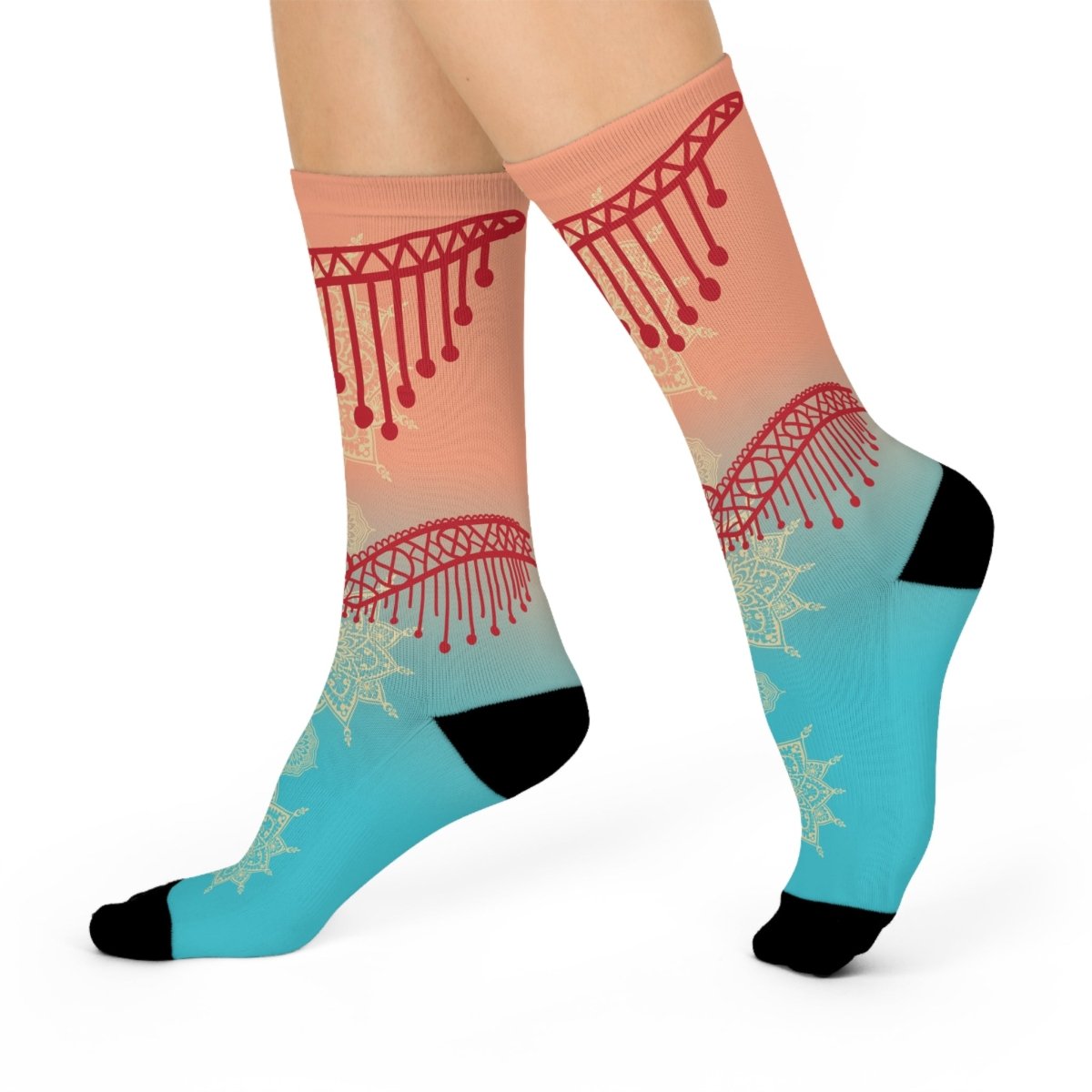 Gypsy Lace Dancer Dream Gift Cushioned Crew Socks