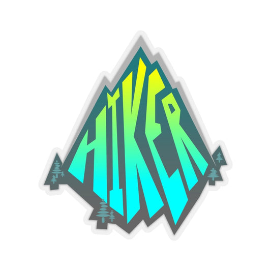 Hiker, Bold Mountain - Sticker