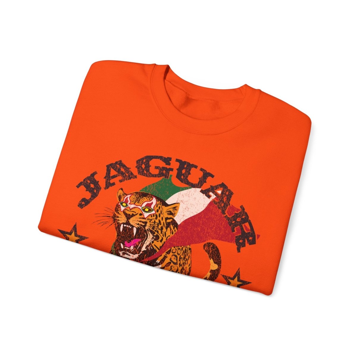 Jaguar Lucha Libre Fleece Sweatshirt, Mexico City Wrestling