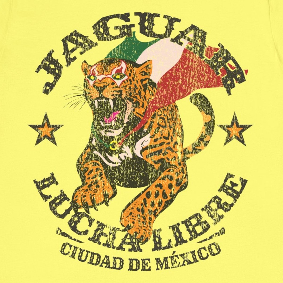 Jaguar Lucha Libre Premium T-Shirt, Wrestling Mexico