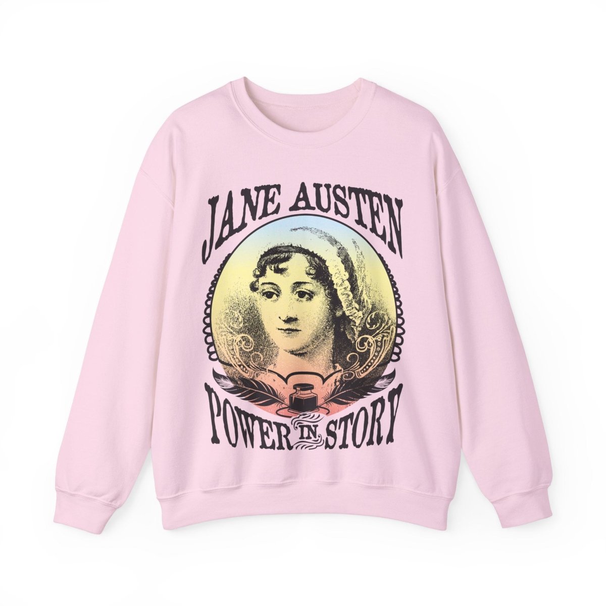 Jane Austen Power In Story Fleece Sweatshirt, Her Gift