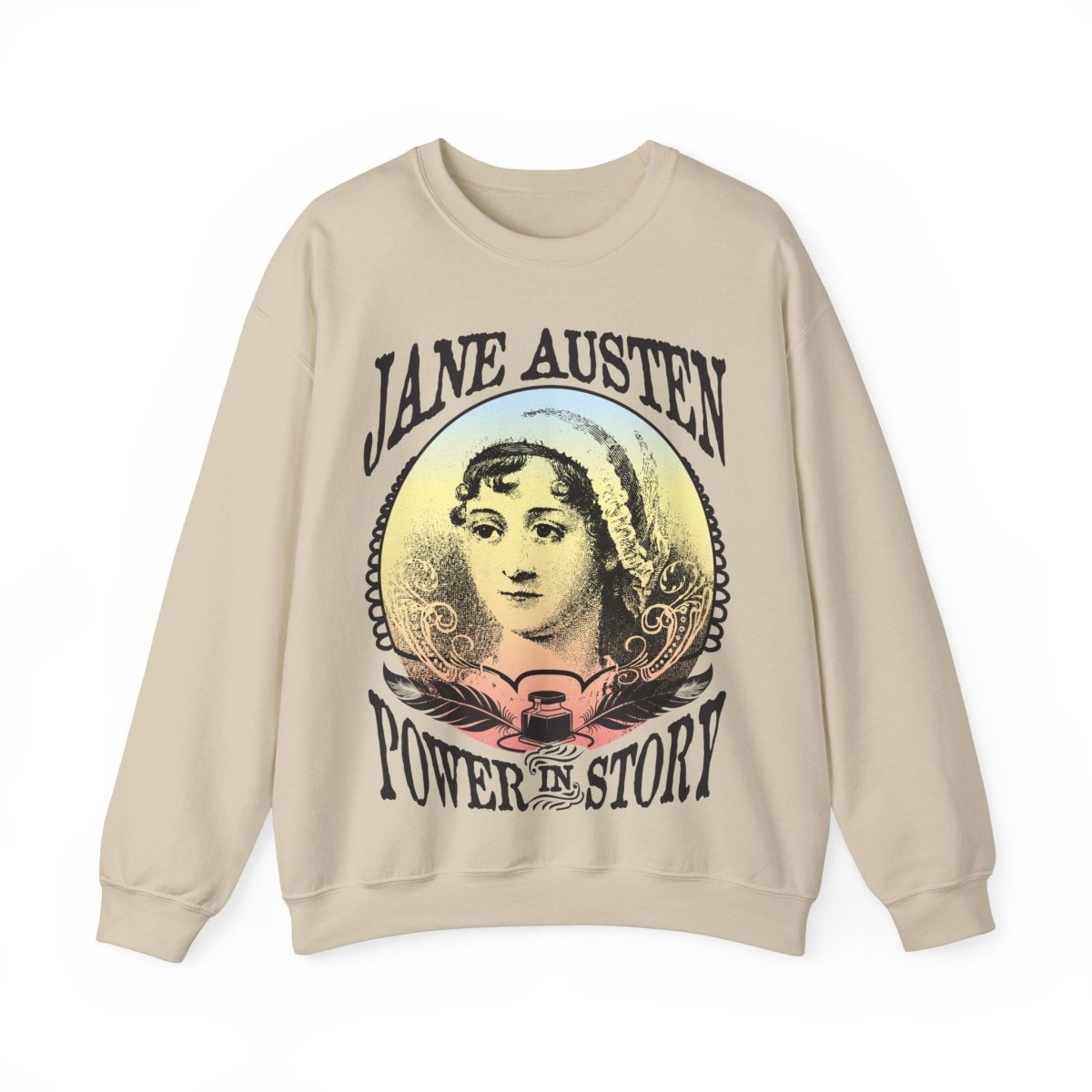 Jane Austen Power In Story Fleece Sweatshirt, Her Gift