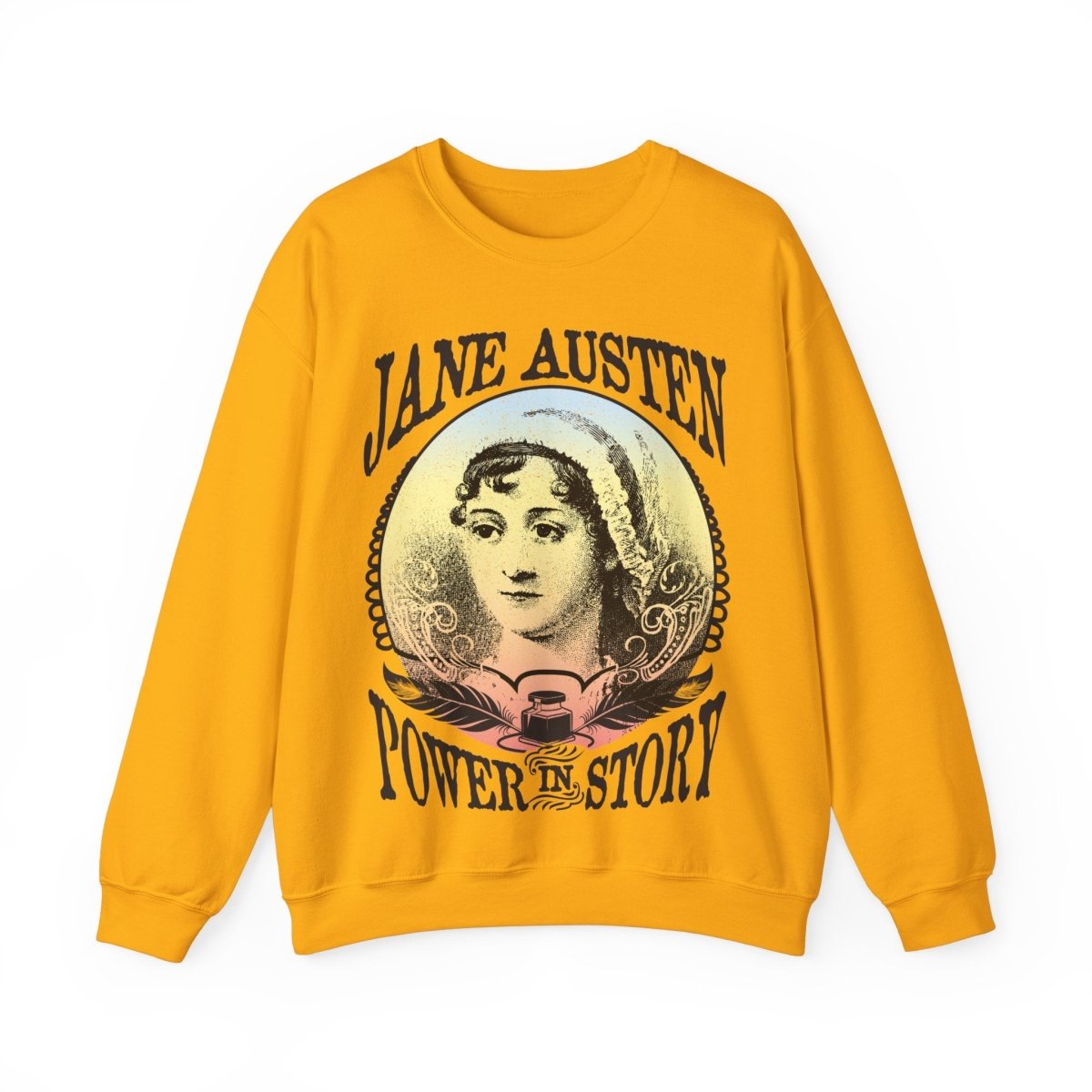 Jane Austen Power In Story Fleece Sweatshirt, Her Gift