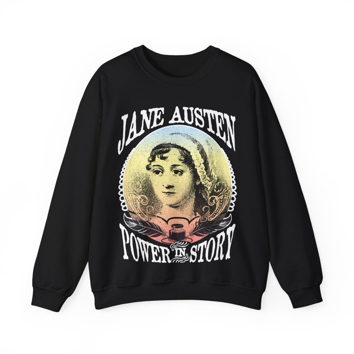 Jane Austen Power In Story Fleece Sweatshirt, Her Gift