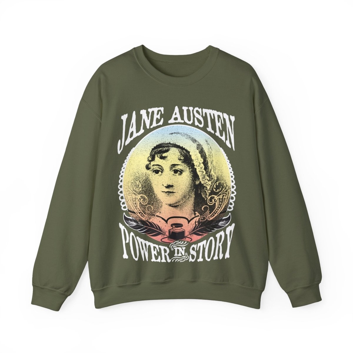 Jane Austen Power In Story Fleece Sweatshirt, Her Gift