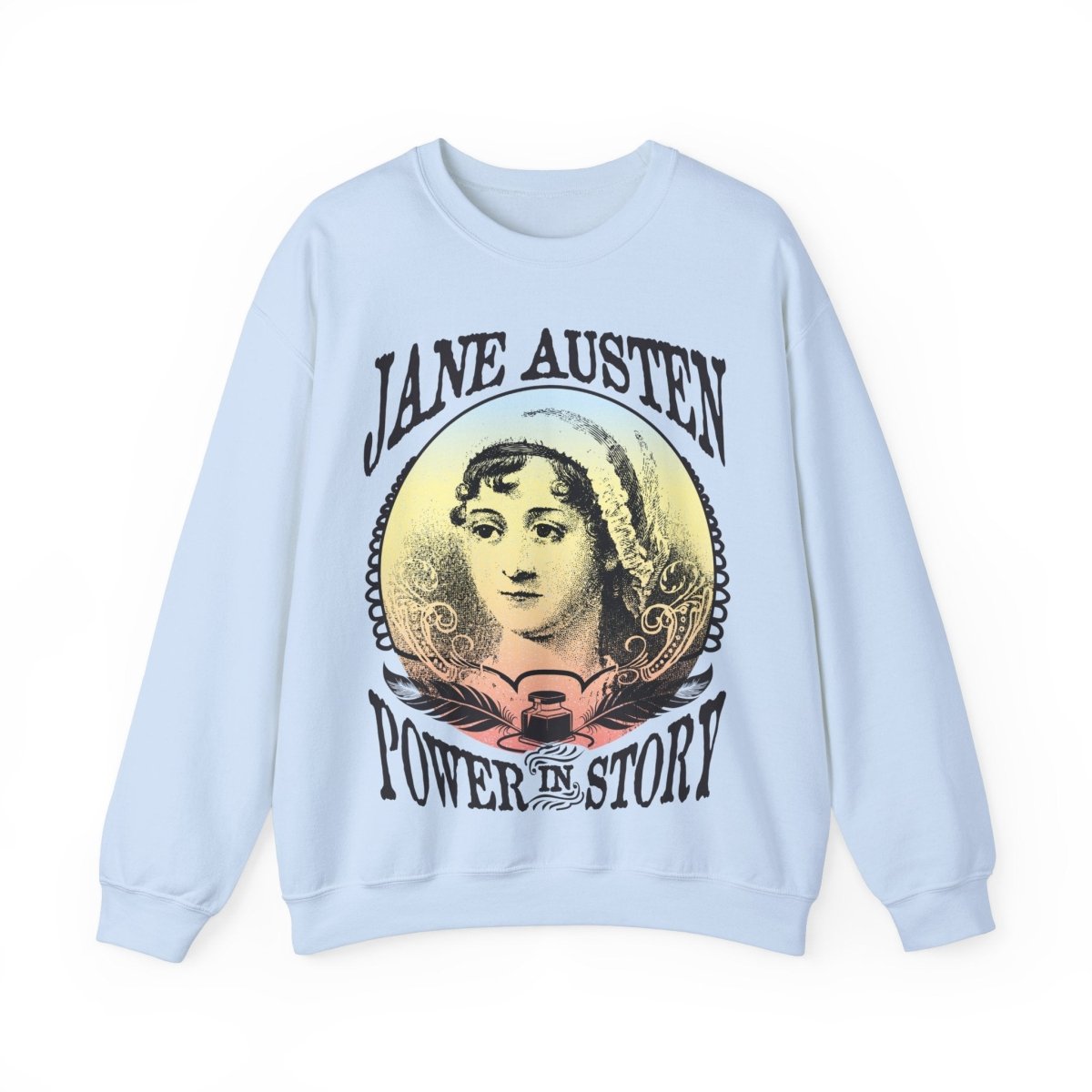 Jane Austen Power In Story Fleece Sweatshirt, Her Gift