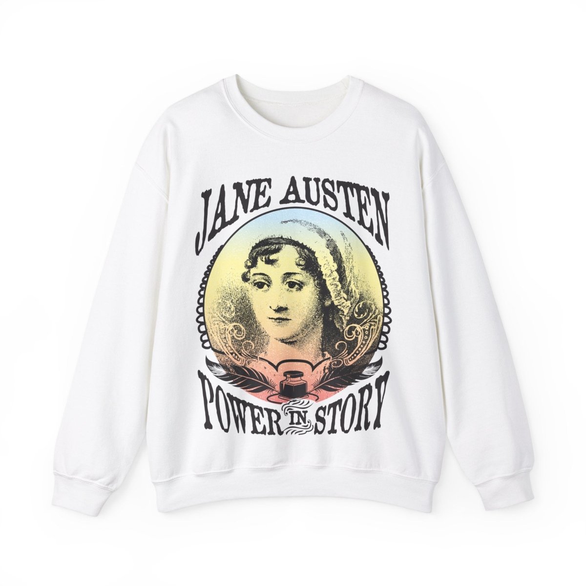 Jane Austen Power In Story Fleece Sweatshirt, Her Gift