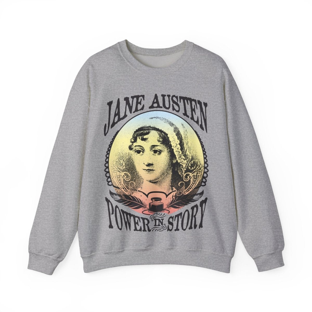 Jane Austen Power In Story Fleece Sweatshirt, Her Gift