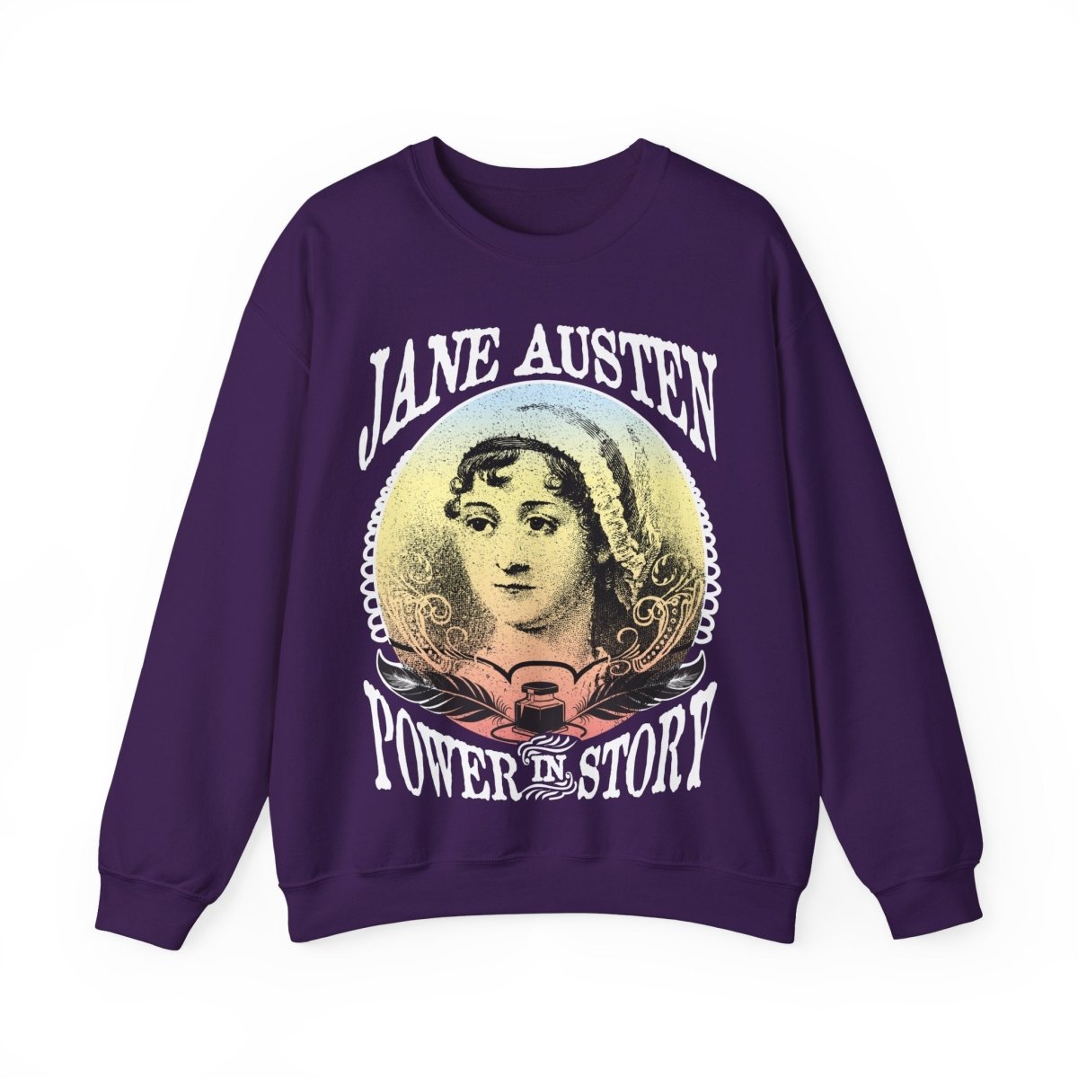 Jane Austen Power In Story Fleece Sweatshirt, Her Gift