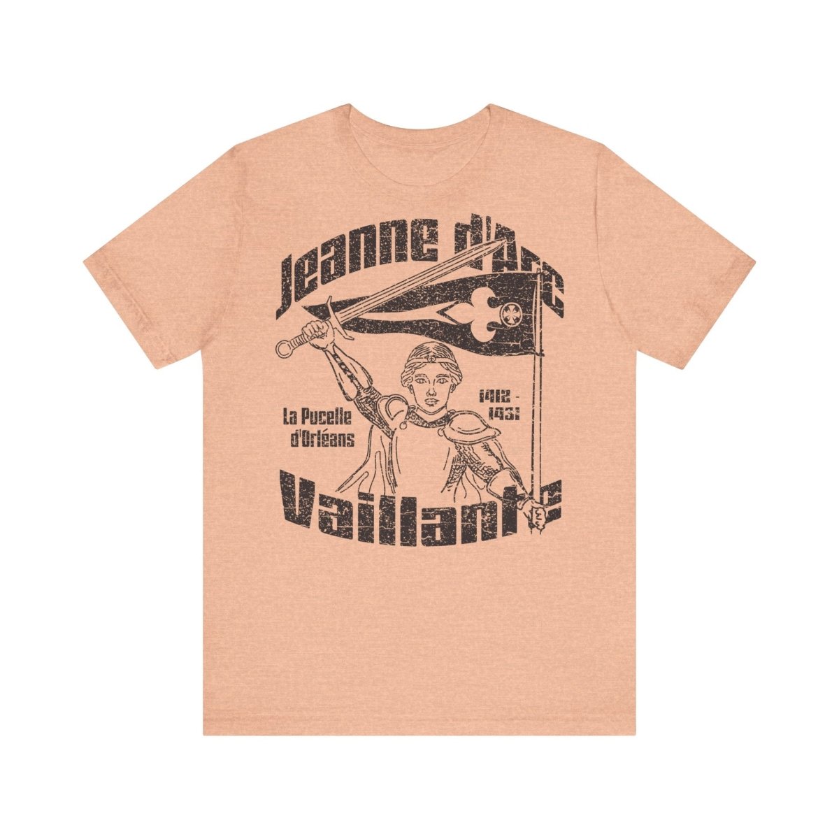 Jeanne d'Arc Vaillante Premium T-shirt, Inspire Her Gift, Transcend Limits