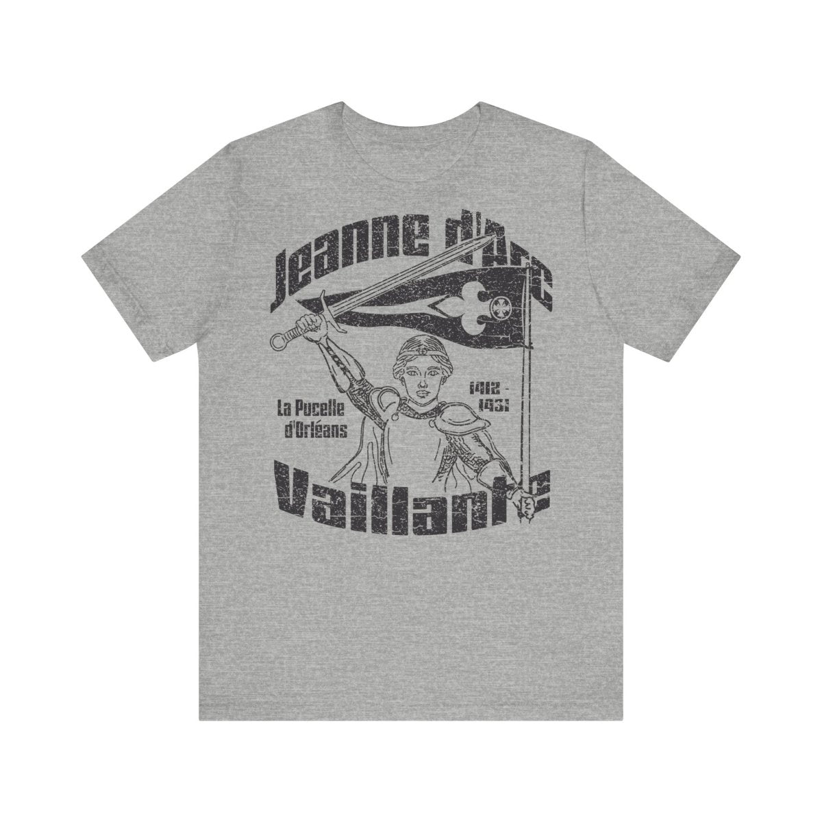 Jeanne d'Arc Vaillante Premium T-shirt, Inspire Her Gift, Transcend Limits