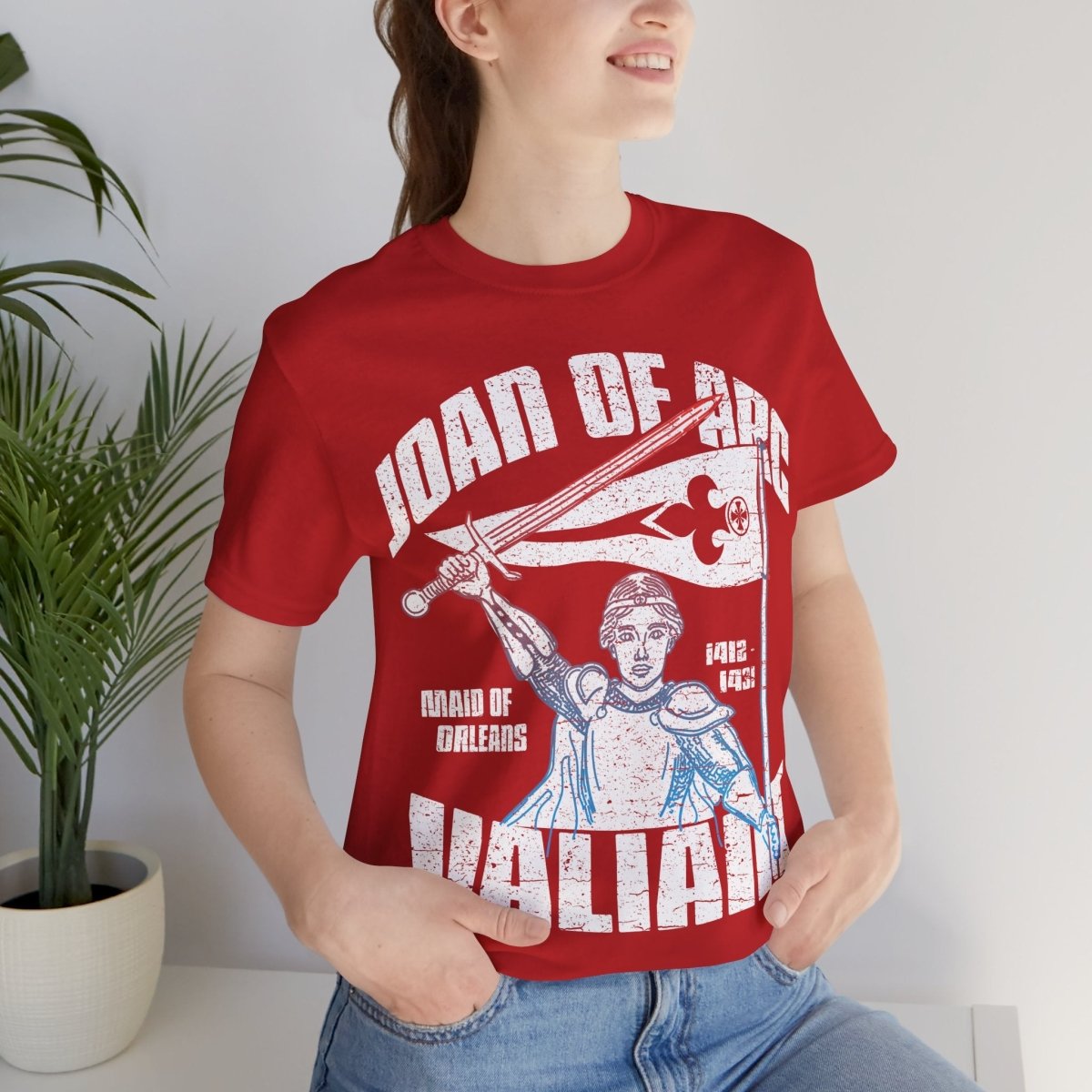 Joan of Arc Valiant Premium T-Shirt, Hero of France, Transcend Convention Inspiration
