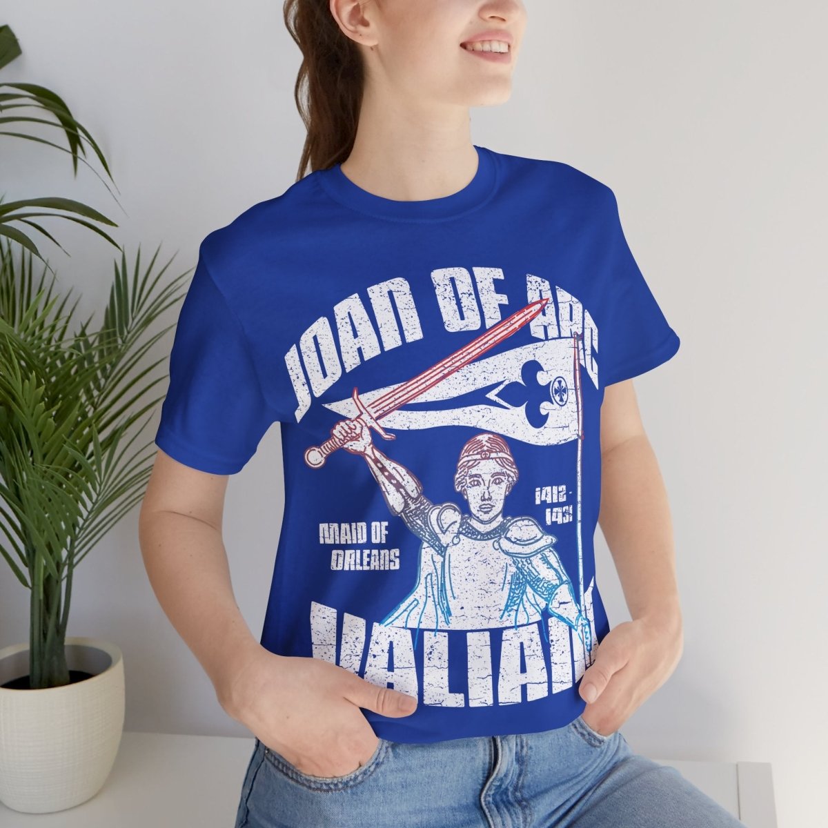 Joan of Arc Valiant Premium T-Shirt, Hero of France, Transcend Convention Inspiration