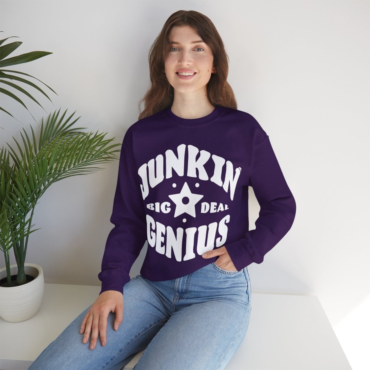 Junkin Genius Fleece Sweatshirt, Inspire Treasure Hunt