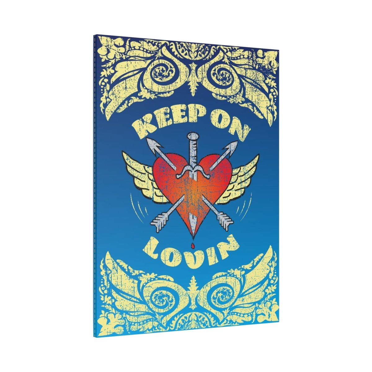 Keep On Loving Canvas Wall Art Wrap, 1.25" Deep