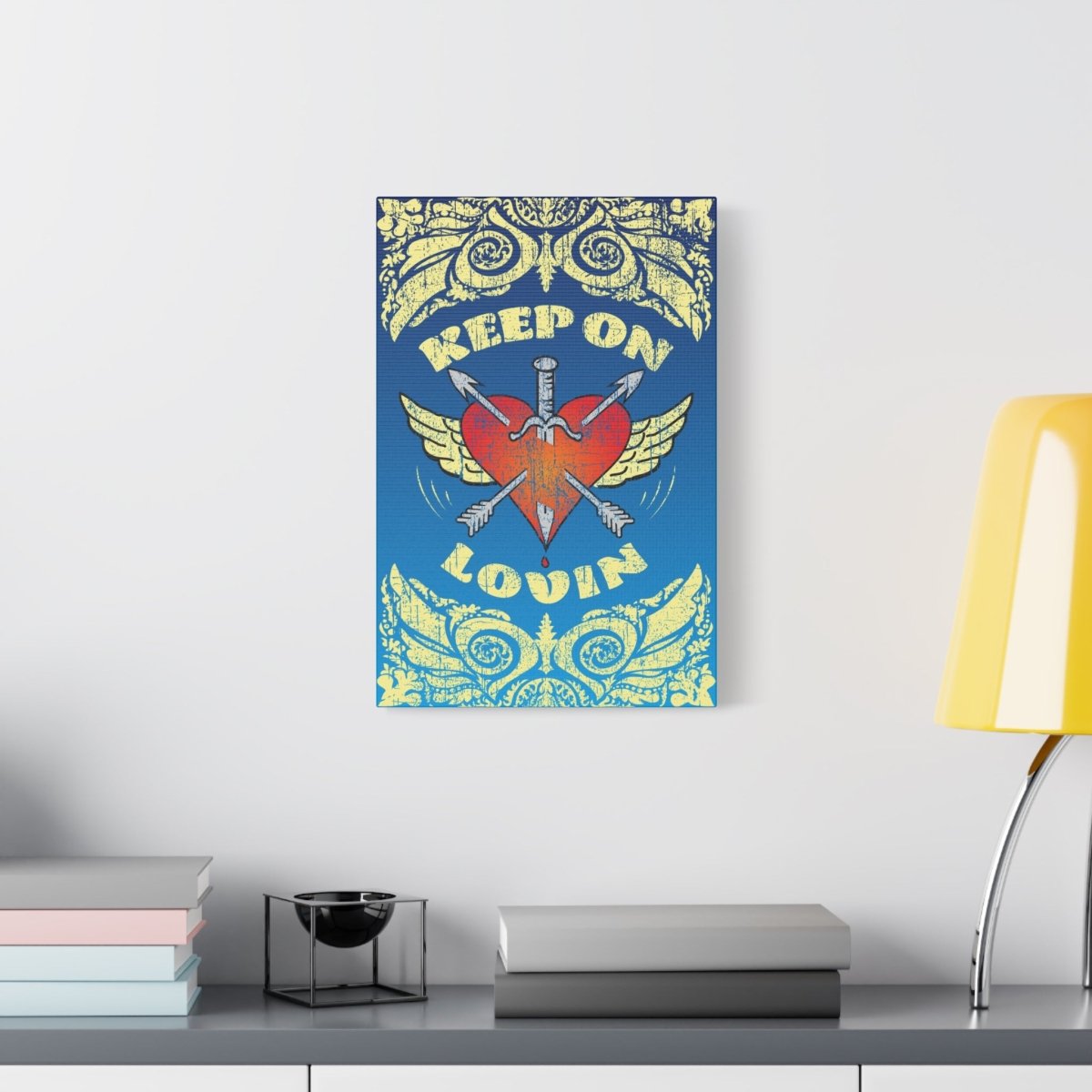 Keep On Loving Canvas Wall Art Wrap, 1.25" Deep