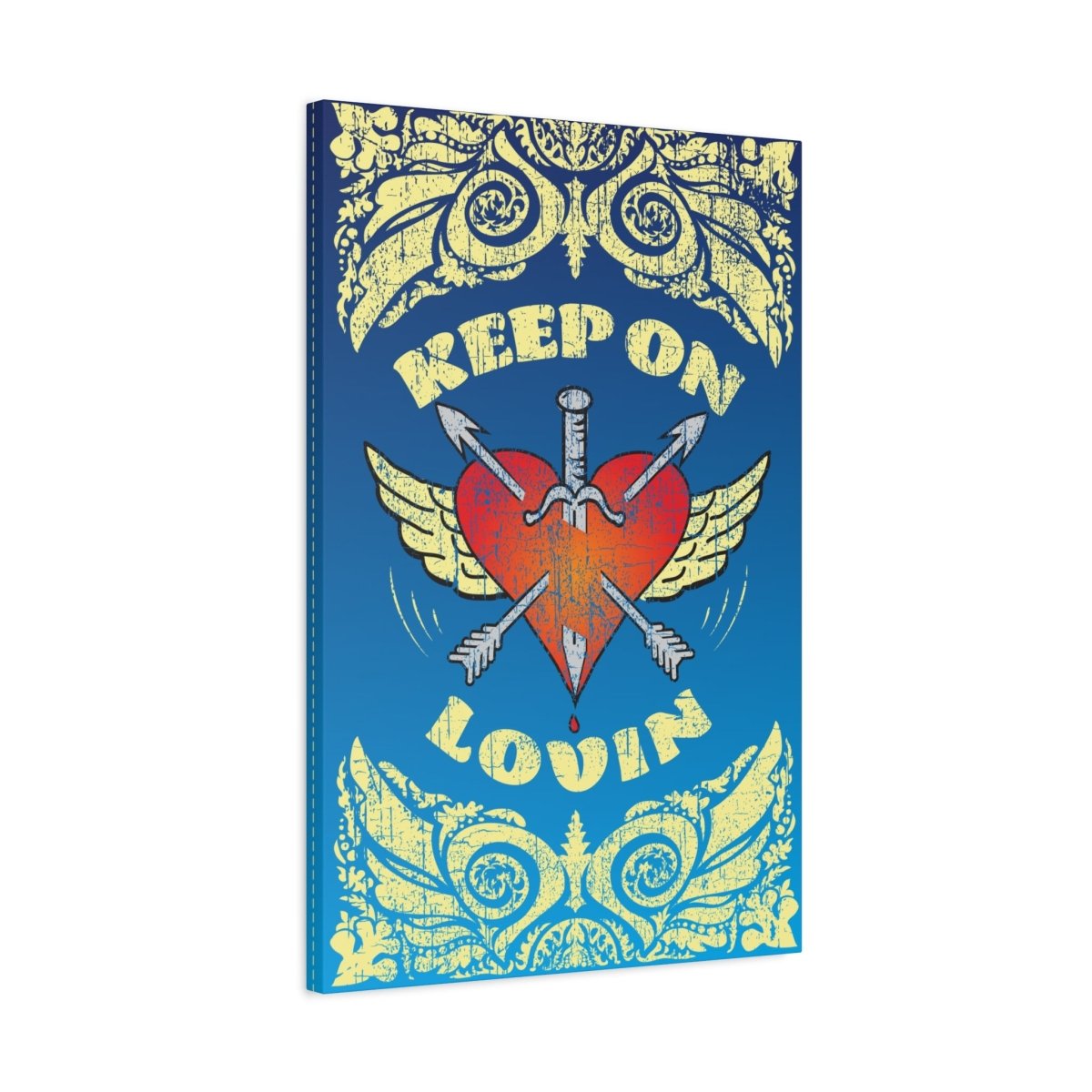 Keep On Loving Canvas Wall Art Wrap, 1.25" Deep