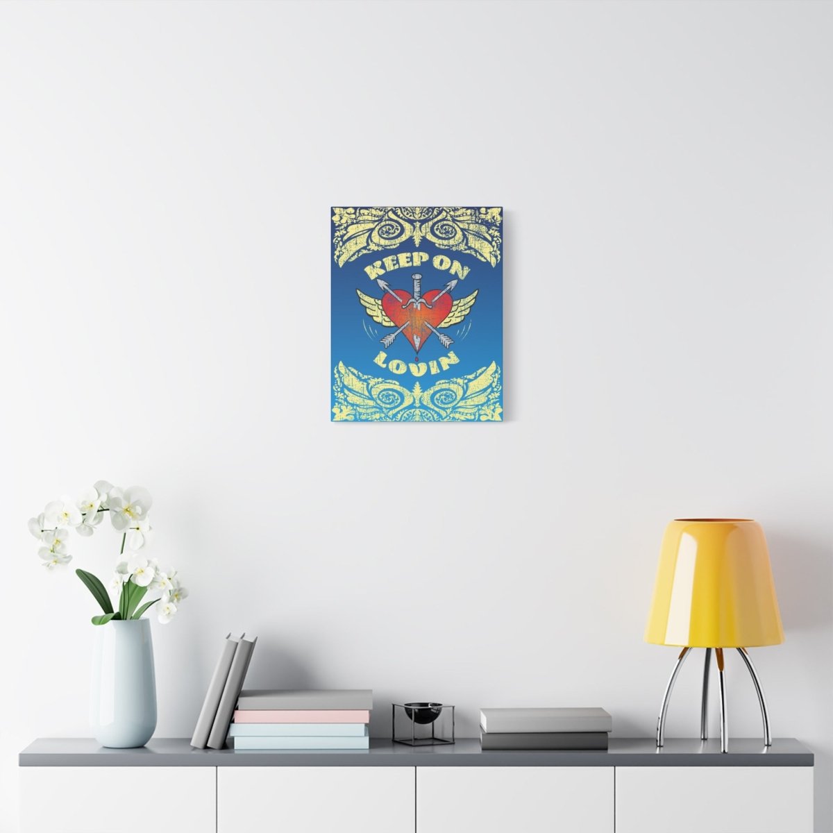 Keep On Loving Canvas Wall Art Wrap, 1.25" Deep