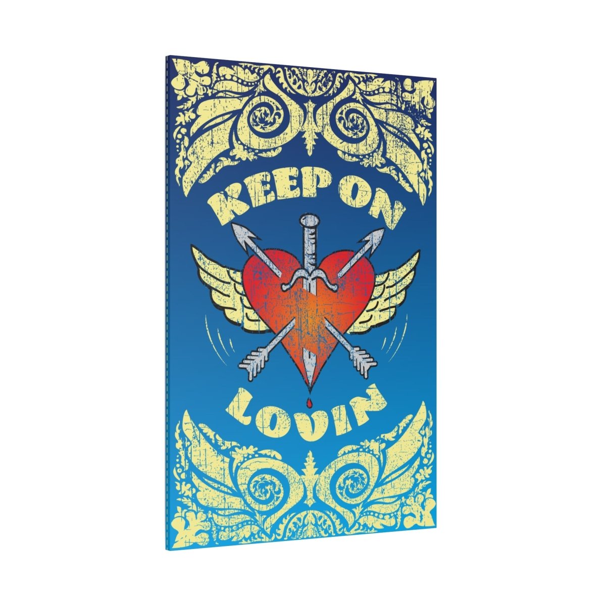 Keep On Loving Canvas Wall Art Wrap, 1.25" Deep