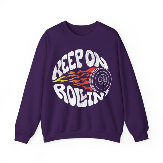 Keep On Rollin' Fleece Sweatshirt, Inspire Tenacity, Determination