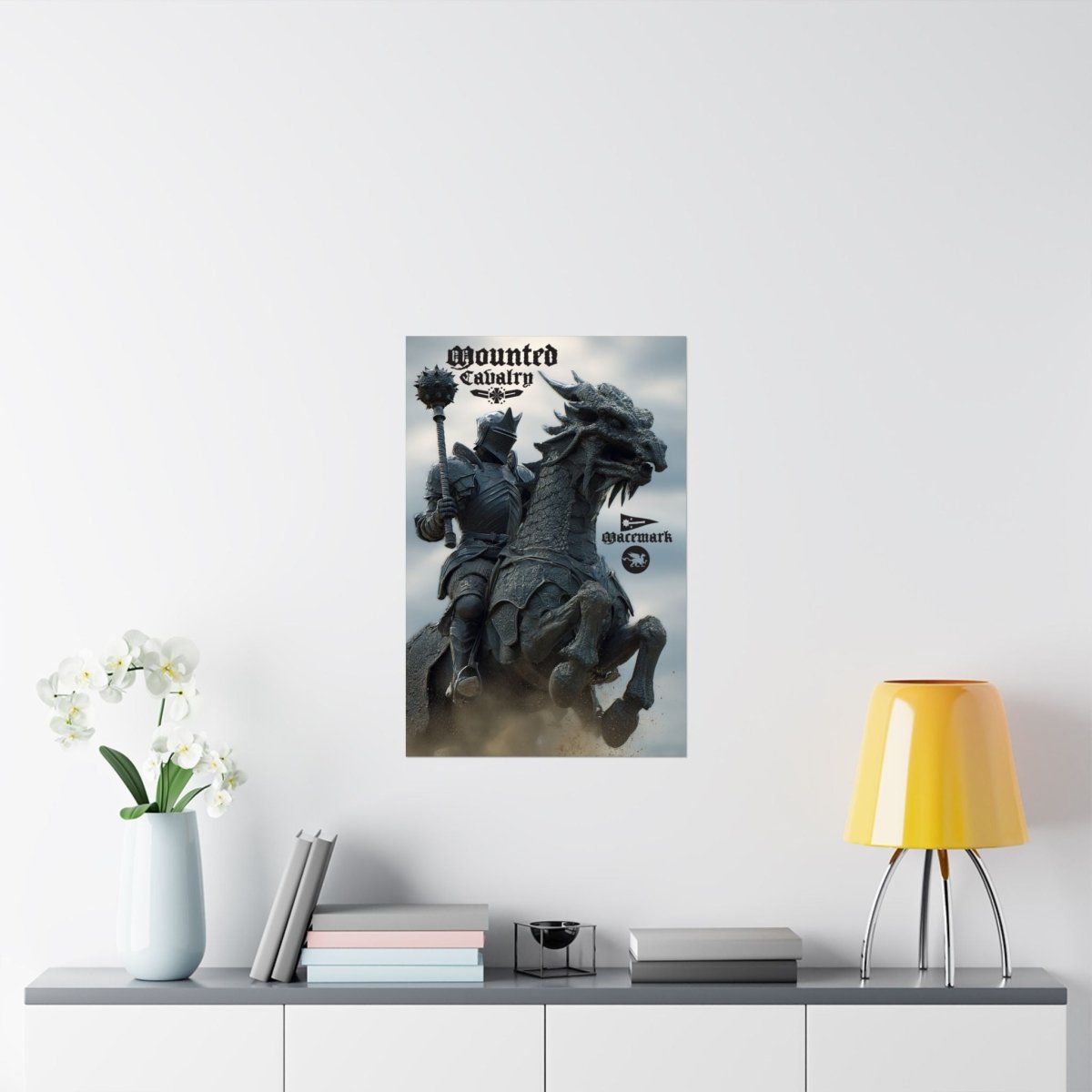 Knights Heavy Cavalry Macemark Realm Premium Art Print