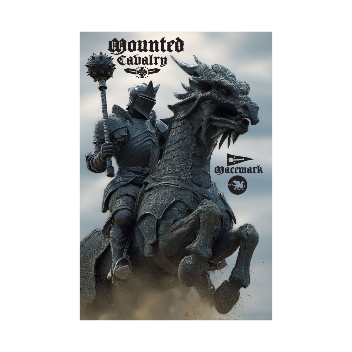 Knights Heavy Cavalry Macemark Realm Premium Art Print
