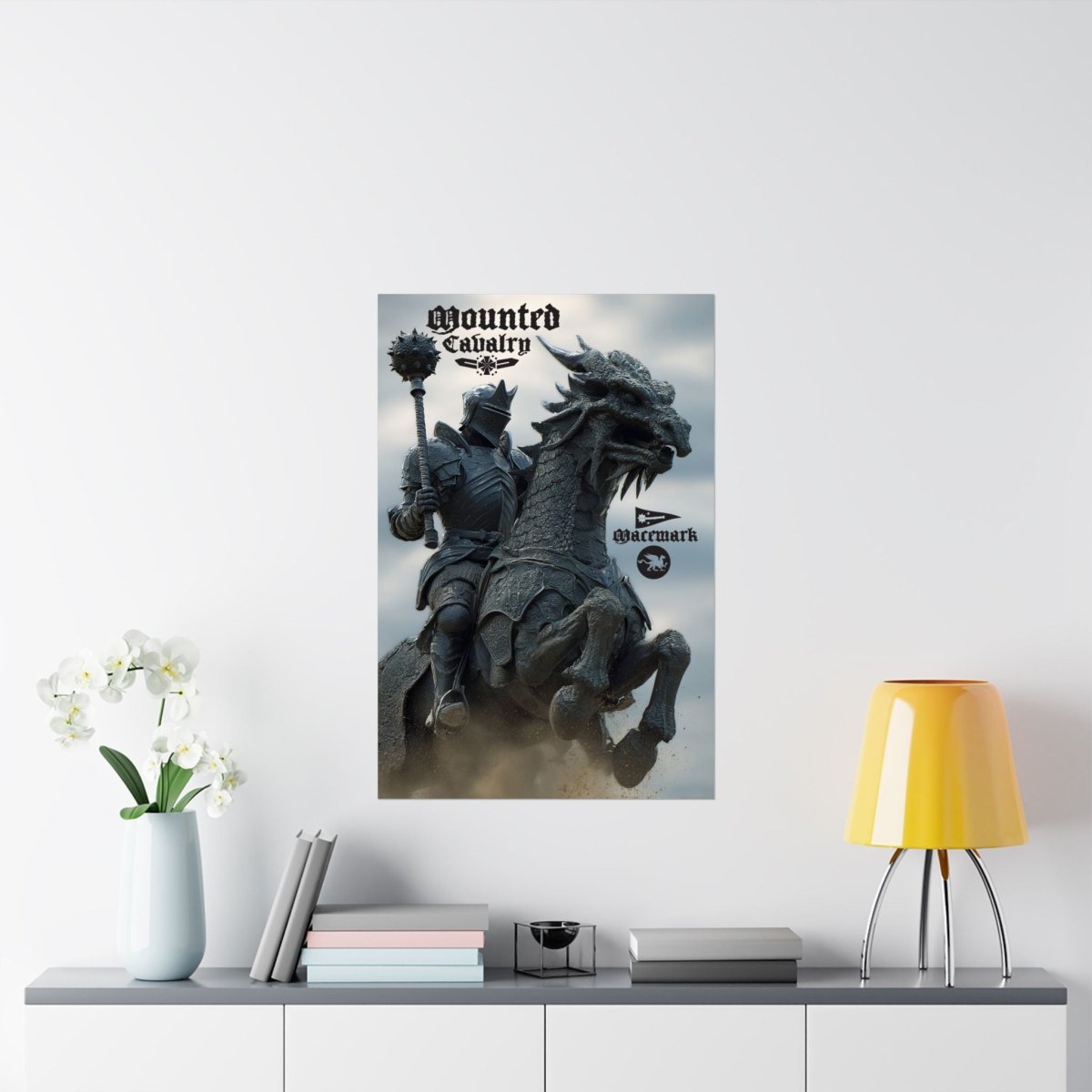 Knights Heavy Cavalry Macemark Realm Premium Art Print