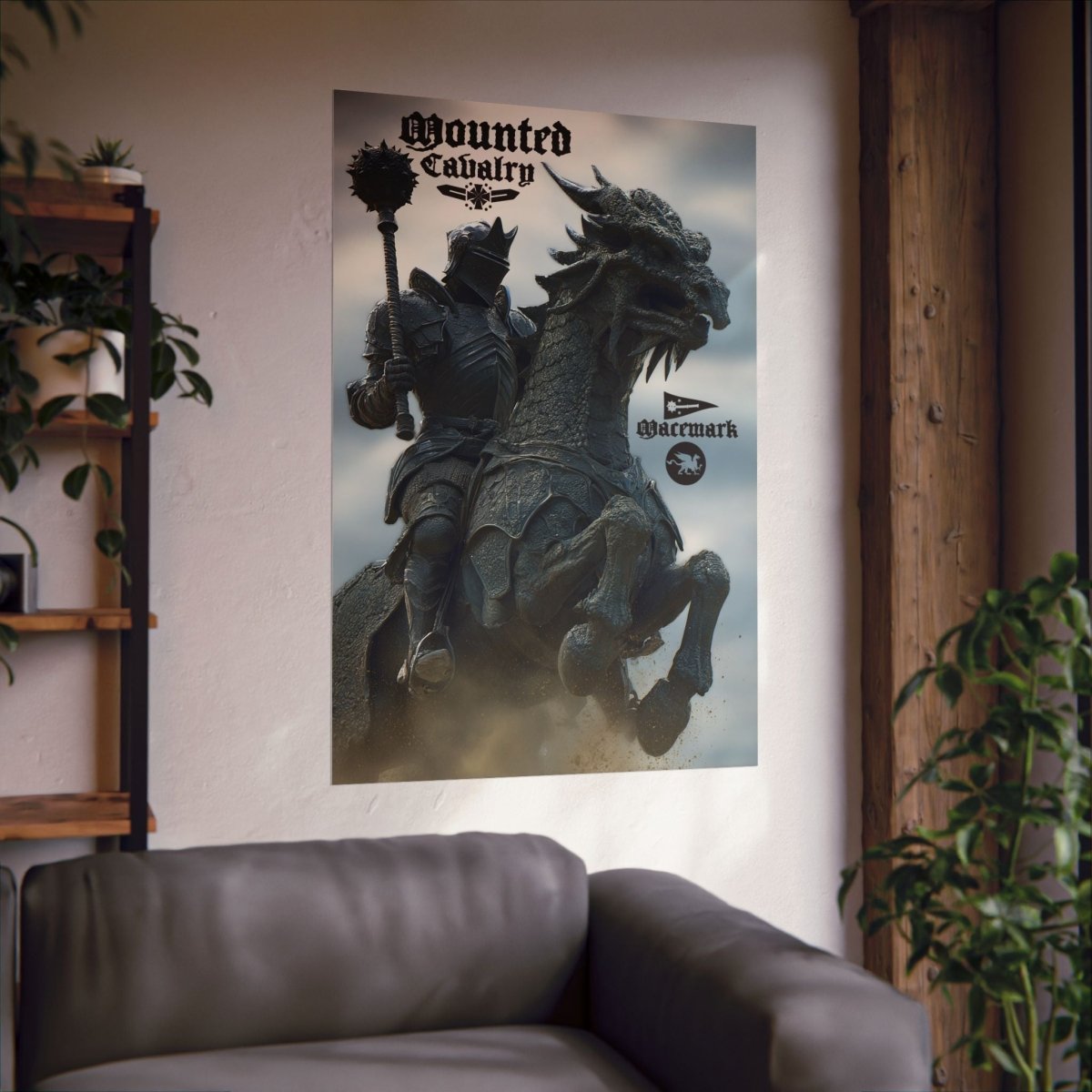 Knights Heavy Cavalry Macemark Realm Premium Art Print