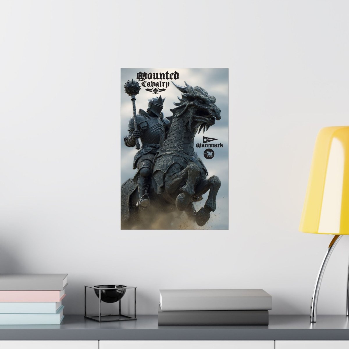 Knights Heavy Cavalry Macemark Realm Premium Art Print