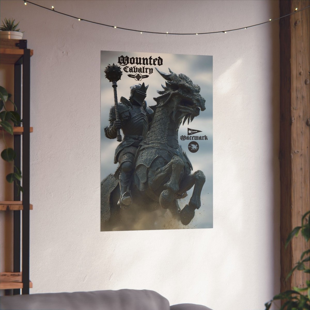 Knights Heavy Cavalry Macemark Realm Premium Art Print