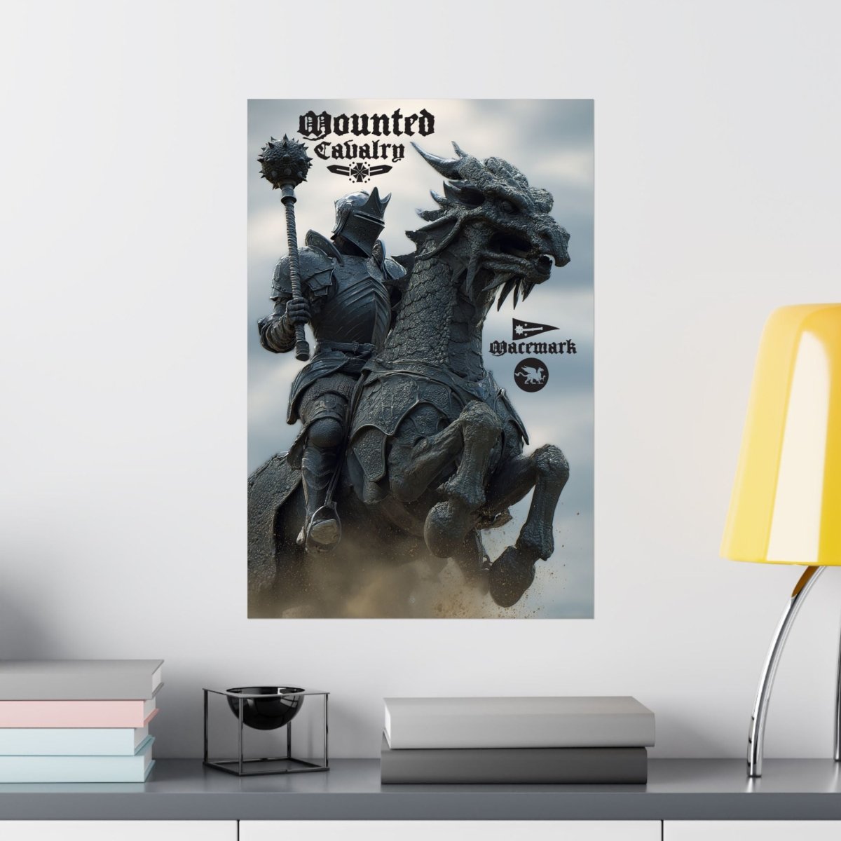 Knights Heavy Cavalry Macemark Realm Premium Art Print
