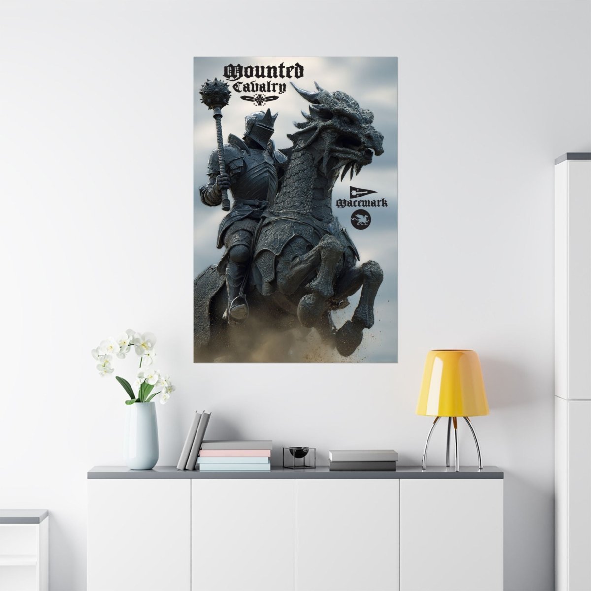 Knights Heavy Cavalry Macemark Realm Premium Art Print
