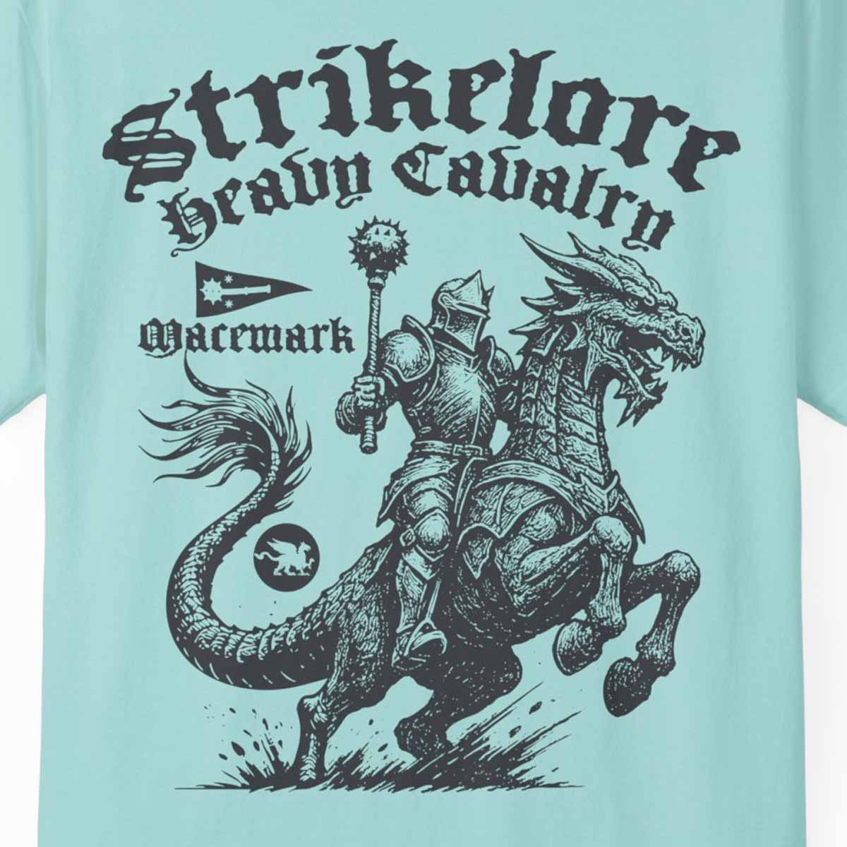 Knights Heavy Cavalry, Strikelore of Macemark Comfort Colors Relaxed Fit Heavy Soft Tee