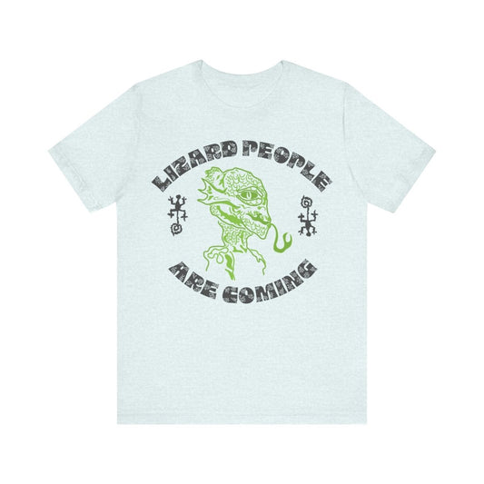 Lizard People Are Coming Premium T-Shirt, Beware Invasion Conspiracy