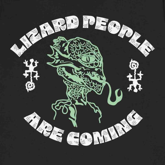 Lizard People Are Coming Premium T-Shirt, Beware Invasion Conspiracy